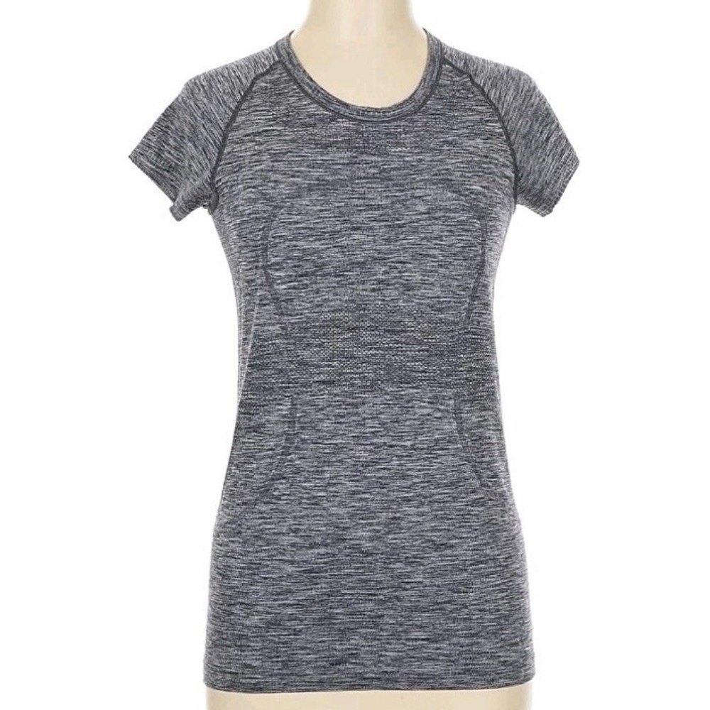 Lululemon Run Swiftly Tech Short Sleeve Tee Womens 6 Heathered Run Gym‎